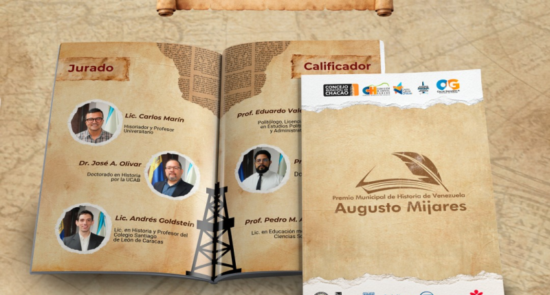 Disfruta el Premio Municipal de Historia de Venezuela “Augusto Mijares” 2026